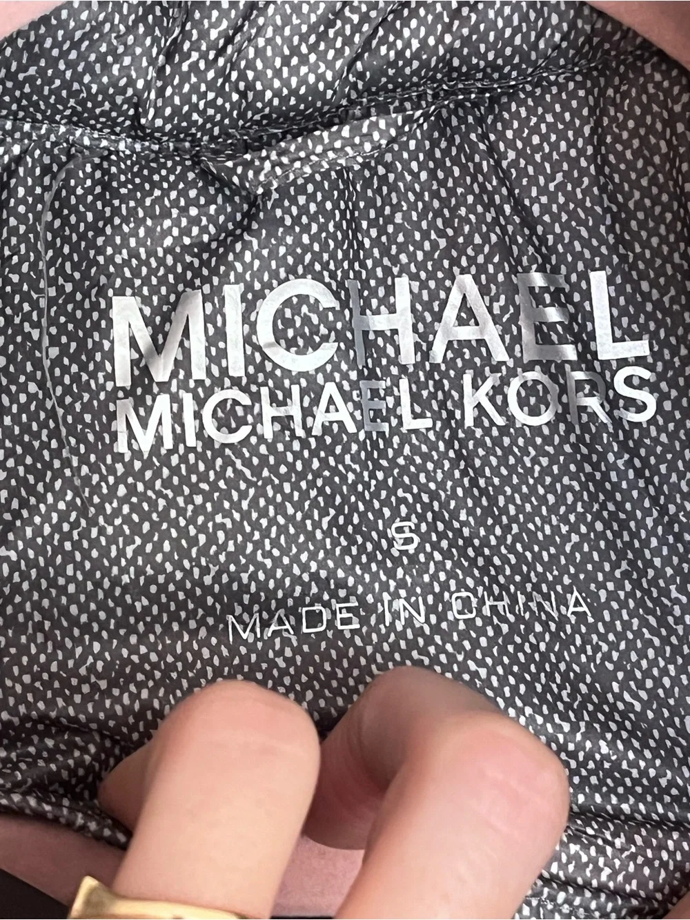 Michael Kors Puffer Vest Gray size S